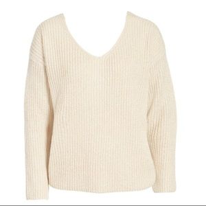 ASTR Twisted Back Sweater